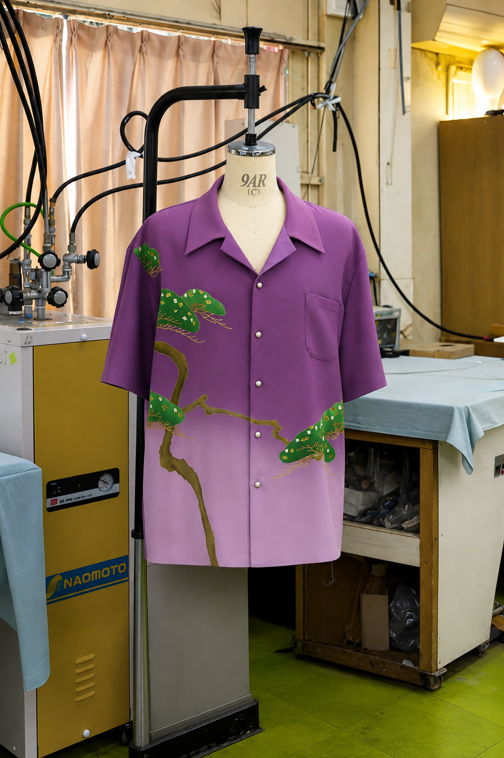 Only one shirt can be made from each vintage kimono.
No two are ever alike!